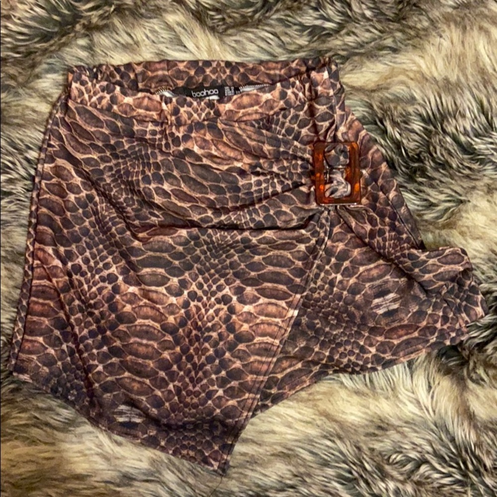 Snake skort with tie from voodoo
